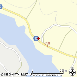 京都府南丹市美山町小渕クゼ周辺の地図