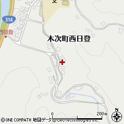 島根県雲南市木次町西日登1072周辺の地図
