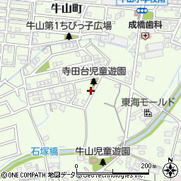愛知県春日井市牛山町1029-32周辺の地図