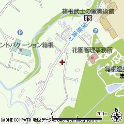 神奈川県足柄下郡箱根町仙石原804-5周辺の地図