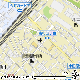 神奈川スバルカースポット小田原周辺の地図