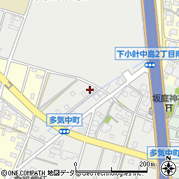 愛知県小牧市多気中町16周辺の地図