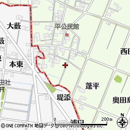 愛知県一宮市玉野平1195周辺の地図
