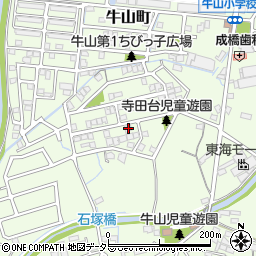 愛知県春日井市牛山町1029-13周辺の地図