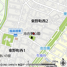 愛知県春日井市東野町西2丁目3-12周辺の地図