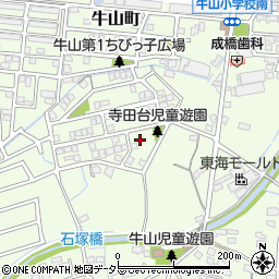 愛知県春日井市牛山町1029-25周辺の地図