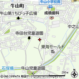 愛知県春日井市牛山町2314-2周辺の地図