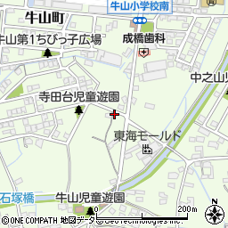 愛知県春日井市牛山町2314周辺の地図