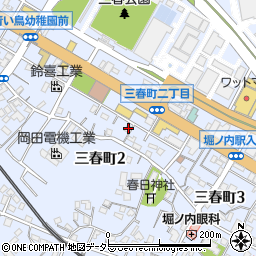 神奈川県横須賀市三春町2丁目16周辺の地図