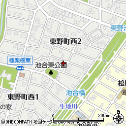 愛知県春日井市東野町西2丁目3-5周辺の地図