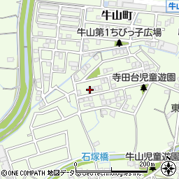 愛知県春日井市牛山町1029-50周辺の地図