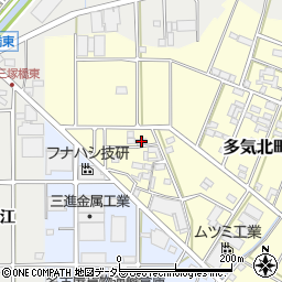 愛知県小牧市多気北町123周辺の地図