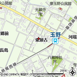 愛知県一宮市玉野東瀬古33周辺の地図