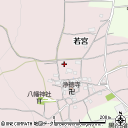 岐阜県養老郡養老町若宮周辺の地図