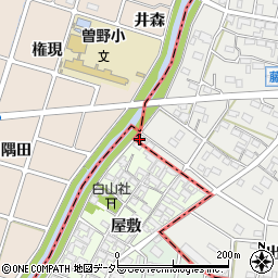 愛知県小牧市藤島町居屋敷127周辺の地図