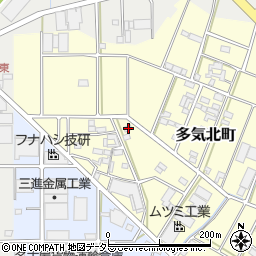 愛知県小牧市多気北町106-2周辺の地図