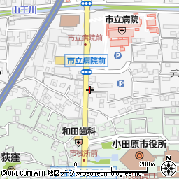 小田原久野郵便局 ＡＴＭ周辺の地図