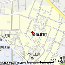 愛知県小牧市多気北町47周辺の地図