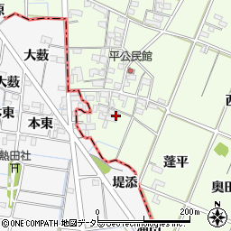 愛知県一宮市玉野平1177周辺の地図