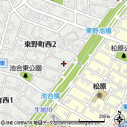 愛知県春日井市東野町西2丁目26-23周辺の地図