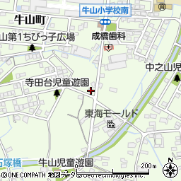 愛知県春日井市牛山町2314-4周辺の地図