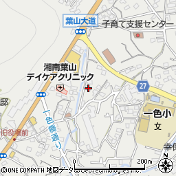 神奈川県三浦郡葉山町一色1523周辺の地図