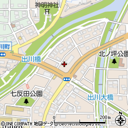 ファミリーマート春日井出川町店周辺の地図