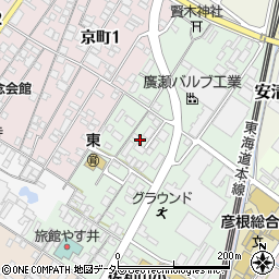 滋賀県彦根市安清町6周辺の地図
