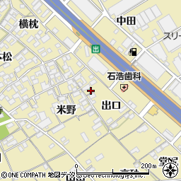 愛知県一宮市丹陽町九日市場（出口）周辺の地図