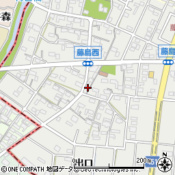 愛知県小牧市藤島町居屋敷182周辺の地図