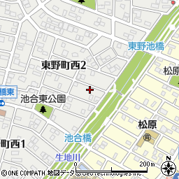 愛知県春日井市東野町西2丁目26-4周辺の地図