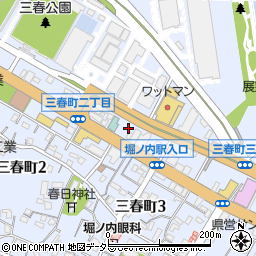 神奈川県横須賀市三春町2丁目5周辺の地図