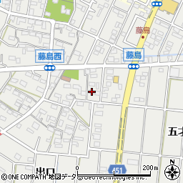 愛知県小牧市藤島町居屋敷212周辺の地図