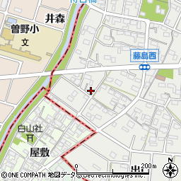 愛知県小牧市藤島町居屋敷54周辺の地図