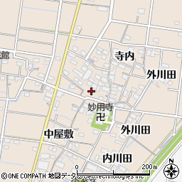 愛知県稲沢市祖父江町祖父江寺内309周辺の地図