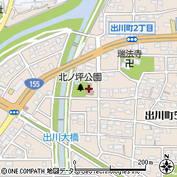 出川町公民館周辺の地図