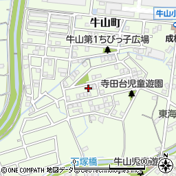 愛知県春日井市牛山町1029-44周辺の地図