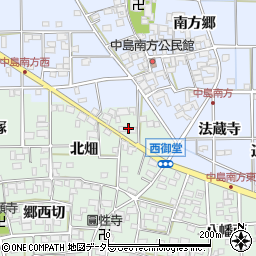 愛知県一宮市萩原町西御堂往還北351周辺の地図