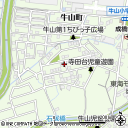 愛知県春日井市牛山町1029-46周辺の地図