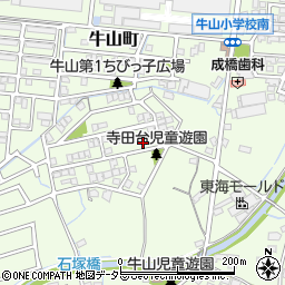 愛知県春日井市牛山町1029-72周辺の地図