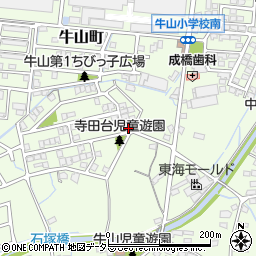 愛知県春日井市牛山町1029-126周辺の地図