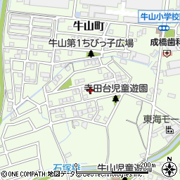 愛知県春日井市牛山町1029-58周辺の地図