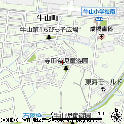 愛知県春日井市牛山町1029-73周辺の地図