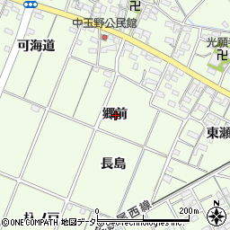 愛知県一宮市玉野郷前周辺の地図