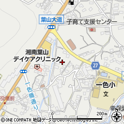 神奈川県三浦郡葉山町一色1524周辺の地図