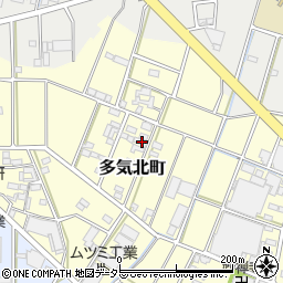 愛知県小牧市多気北町85周辺の地図