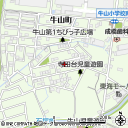 愛知県春日井市牛山町1029-59周辺の地図