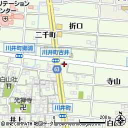 愛知県岩倉市川井町寺山23周辺の地図
