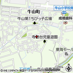 愛知県春日井市牛山町1029-60周辺の地図