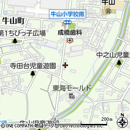 愛知県春日井市牛山町2299周辺の地図